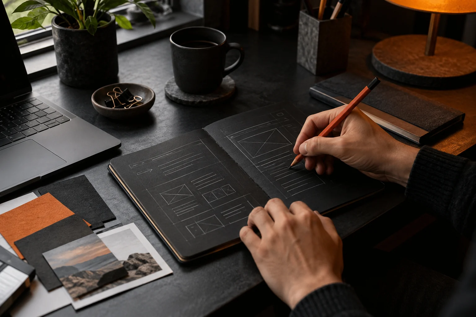 Modern Logo Design — art-directed photographic cover